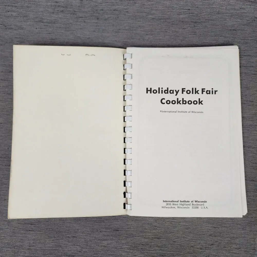 Holiday Folk Fair Cookbook Milwaukee Wisconsin Ethnic Recipes International - Picture 5 of 11